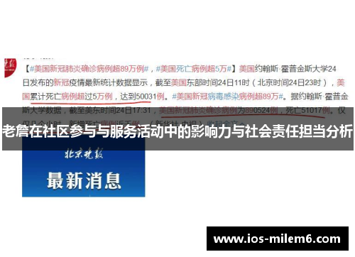 老詹在社区参与与服务活动中的影响力与社会责任担当分析