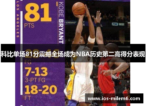科比单场81分震撼全场成为NBA历史第二高得分表现