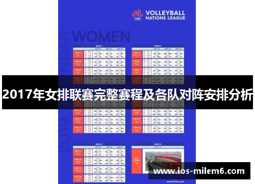2017年女排联赛完整赛程及各队对阵安排分析