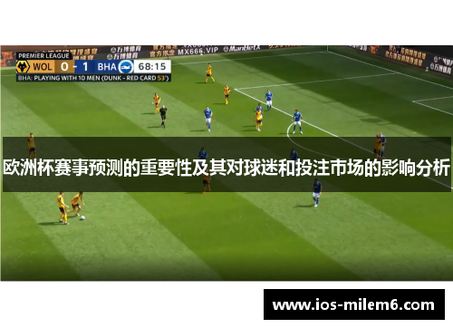 欧洲杯赛事预测的重要性及其对球迷和投注市场的影响分析